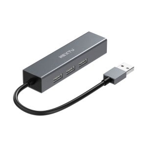 NEXTU 래마돈 USB2.0 100M 랜카드 3포트 USB허브 UH133LAN