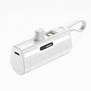 도킹형 미니 보조배터리 레이저 각인 주문 제작 문구 인쇄 단체 기념품 5000 C타입 C핀