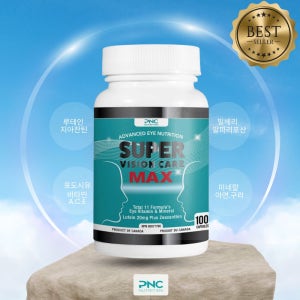 PNC 뉴트리션 슈퍼 비전케어 루테인20mg 지아잔틴6mg 눈서포트 10종 종합 100캡슐
