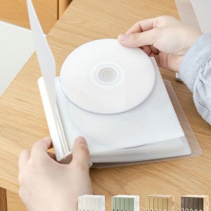 120매 cd 보관함 슬라이딩 앨범형 cd 케이스 미디어 영상