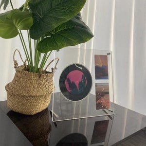 1구 cd 보관함 홀더 투명 cd 정리함 보관 정리