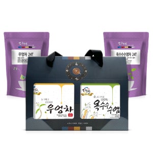 [본사직영] 다예 국산 가벼운시간 2종 우엉차 옥수수수염차 선물세트 48개입, 1개