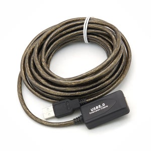 USB연장선 5m 무전원 거리연장케이블 프린터 컴퓨터 리피터 신호증폭연결선 ABT670