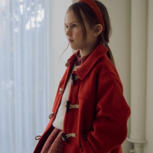 소예 겨울 토글 웜코트 유아 키즈 주니어 울 누빔안감 더플 롱코트 데일리룩