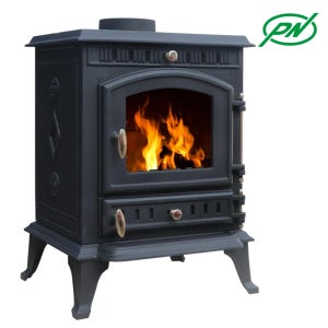 풍년 실내 고급형 화목난로 가정용 소형 주물난로 벽난로 PN010 불멍 나무 난방