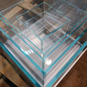 우드앤글라스 2자광폭 올디아망 어항