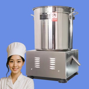 야채탈수기 채소 오이지짤순이 음식짤순이 짜는 기계 대용량 스텐 8L