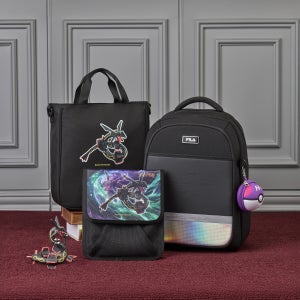 휠라키즈 검은레쿠쟈 듀잇백팩 SET_FK261BE07X004014