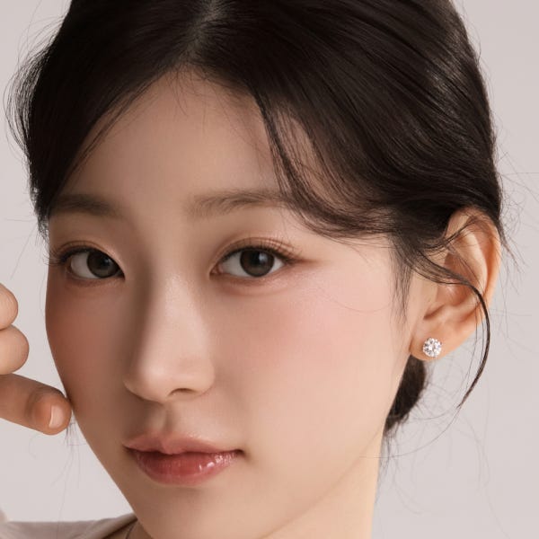 골드앤디어 G-DIA 모이사나이트 5부 / 1캐럿 귀걸이