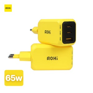 AOHi C타입 충전기 65W PD PPS GaN 맥북 아이패드 태블릿 노트북 고속 충전기