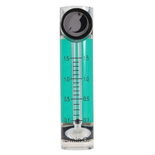 0-1.5lpm 1.5L 산소 공기 가스 하락을위한 제어 기능이있는 유량계 대표 이미지