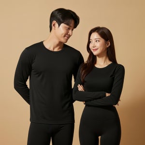 이너쉴드 기모 발열내의 남녀 겨울 성인내복세트 베이직 히트