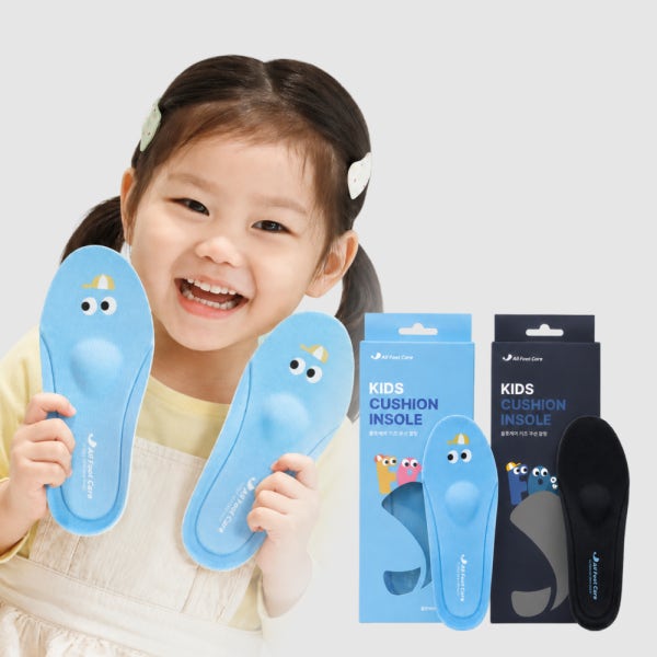 올풋케어 성장판 어린이 유아 아기 기능성 아치 평발 요족 팔자걸음 오다리 자세 교정 깔창