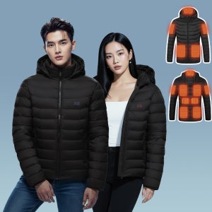 불사조 발열 패딩 USB 온열 열선 점퍼 남성 여성 경량패딩