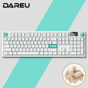 [리뷰이벤트] 다얼유 A104 PRO 8K MASTER 유 무선 게이밍 기계식 키보드 서울, 라떼축