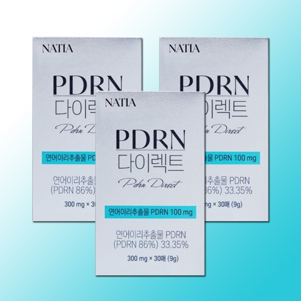 나티아 PDRN 다이렉트 필름 <b>연어이리</b>추출물 피디알엔 3박스