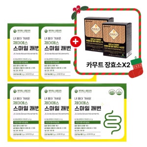 제이에스 스마일 쾌변 차전자피 환 변비 식이섬유 영양제 150포, 5개