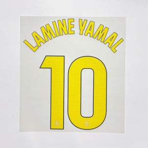 [오피셜] 25-26 바르셀로나 홈 LAMINE YAMAL 라민 야말 10 라리가용 마킹