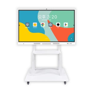 65인치 이하 TV, 모니터 높낮이 조절 이동형스탠드 거치대 / S-H65(W)