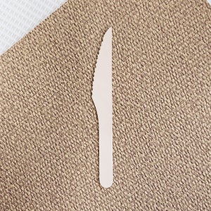 나무나이프 일회용 우드나이프 160mm 벌크포장 WK-160 업소용 5000개