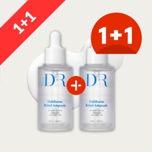 [1+1]판테놀X히알루론산 집중 진정 수분 릴리프 앰플 50ml 1+1_🛒장바구니10%추가할인쿠폰다운✨