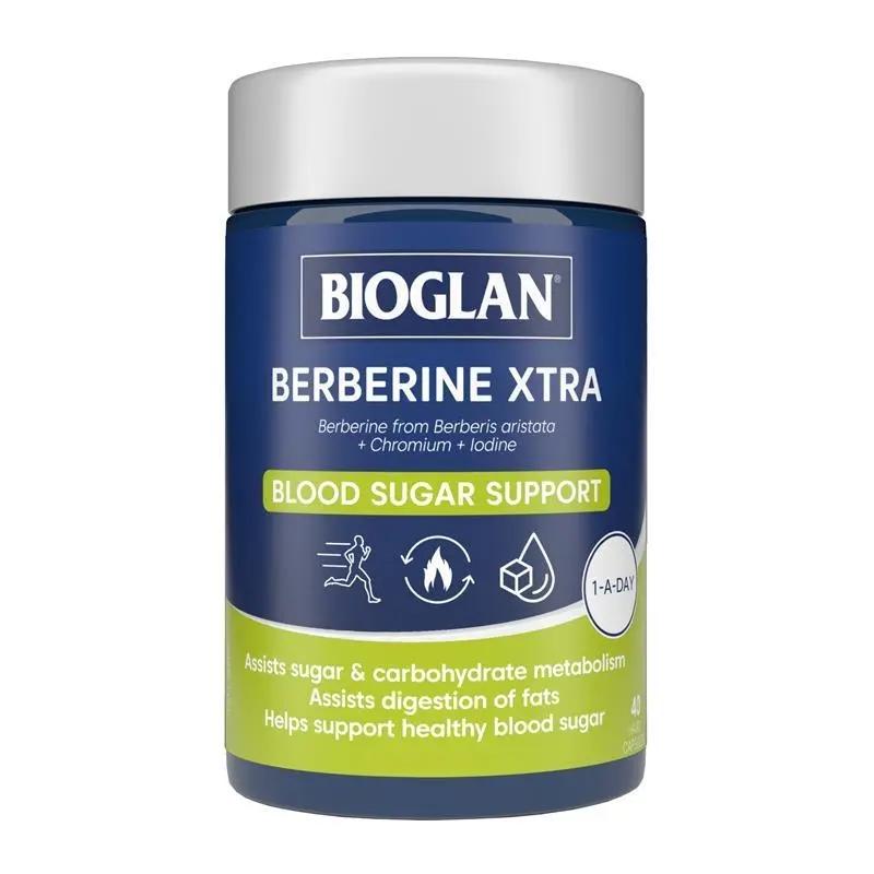 호주 <b>바이오글랜</b> Bioglan Berberine Xtra 베르베린 엑스트라 캡슐 40정