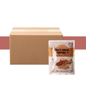 멀티 그레인 토핑 P 1kg, 14개 1박스 대용량 업소용 선인 베이킹 칠곡 믹스 잡곡 빵
