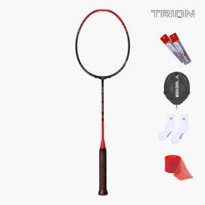 트라이온 X-0 스파이더 옥타 림 레드 배드민턴라켓