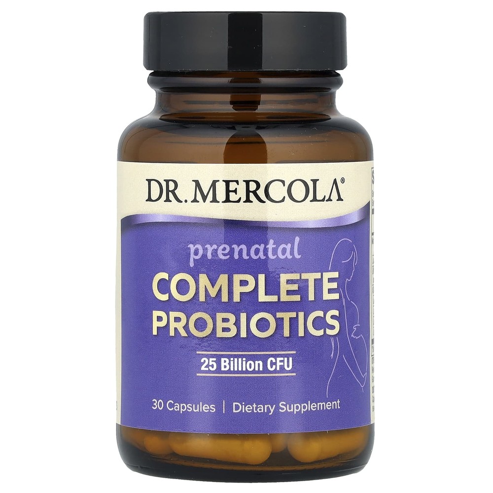 <b>Dr. Mercola</b>, <b>임산부용</b> 종합 프로바이오틱스, 250억 CFU, 30 캡슐