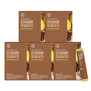 힐스랩 핫 콤부차 콤부티 5g 진저레몬, 15개입, 5개