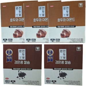 한미사이언스 완전 두유 호두 아몬드 48팩 검은콩 칼슘 32팩 한미