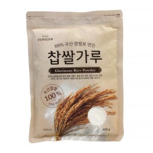 성진 찹쌀가루 400g x 1개 버터떡 유행 두쫀쿠