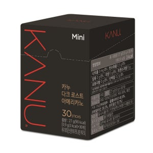 맥심 카누 미니 다크 로스트 아메리카노 30개입