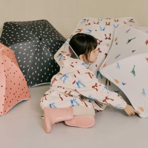 요바프 유아우산 어린이 아동 패턴 방수 경량 안전손잡이 유치원 등원