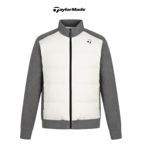 테일러메이드 25FW 남성 앞판 다운 하이브리드 니트 골프가디건 TMSCO4123-190