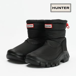 헌터 방한화 인트레피드 인슐레이티드 쇼트 스노우 부츠 블랙 WFS2108WWU-BLK