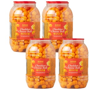 노브랜드 체다 치즈볼 370g x 4개