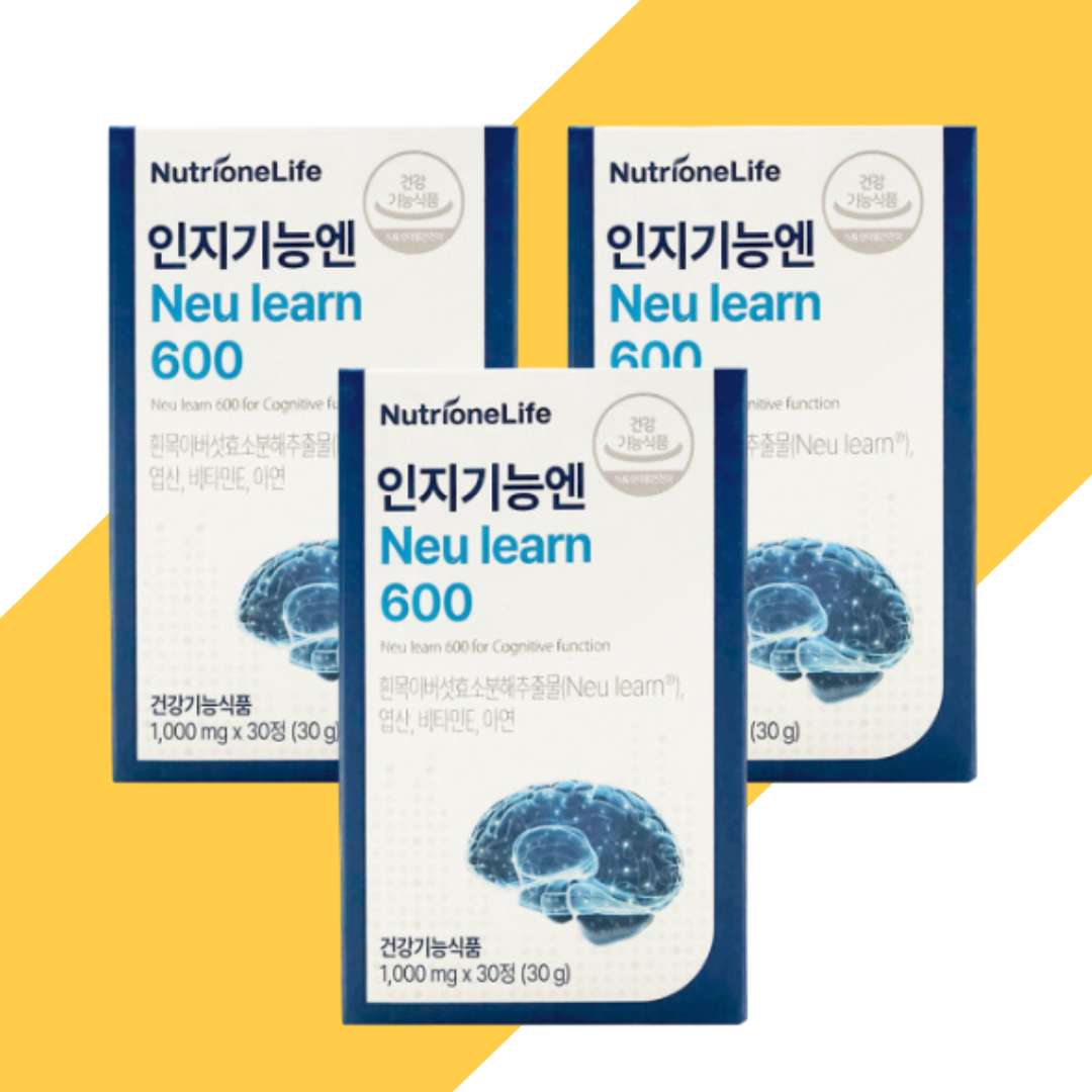 뉴트리원 인지기능엔 뉴런 600 1000mg x 30정 3박스 3개월분 김희애