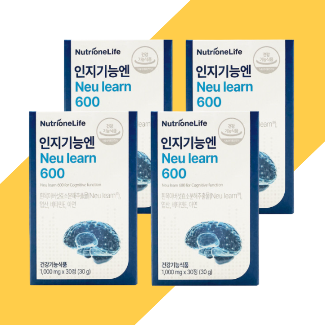 뉴트리원 인지기능엔 뉴런 600 1000mg x 30정 4박스 4개월분 김희애
