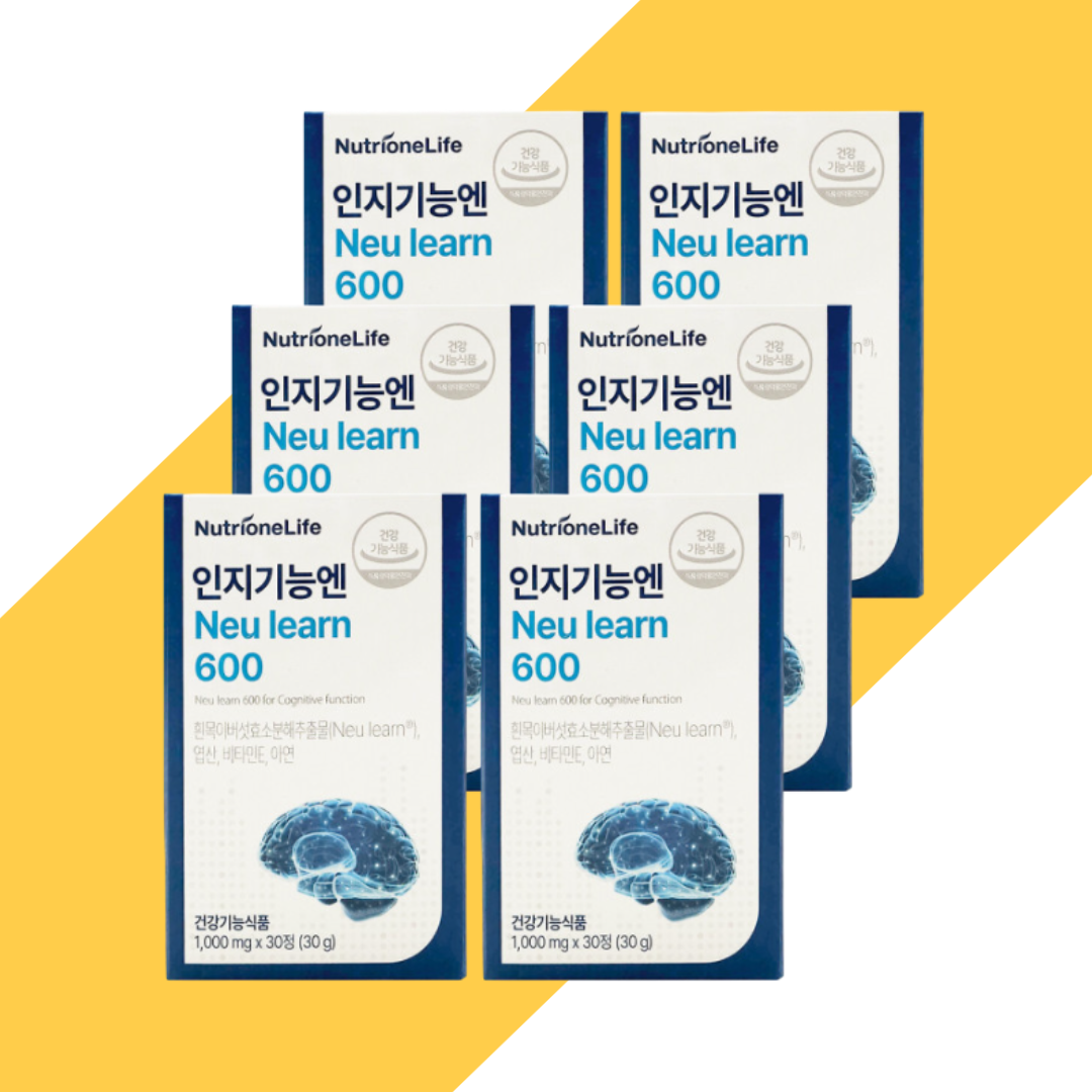 뉴트리원 인지기능엔 뉴런 600 1000mg x 30정 6박스 6개월분 김희애