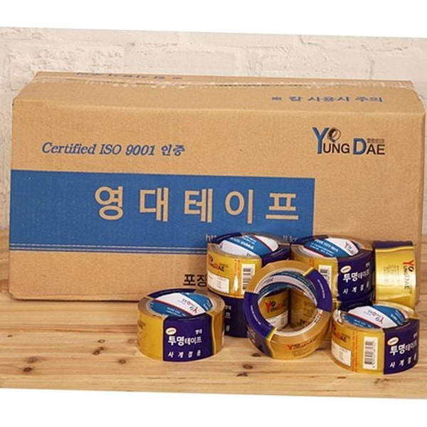 다용도 포장용 opp 테이프 업소용 투명 테이프 택배 박스