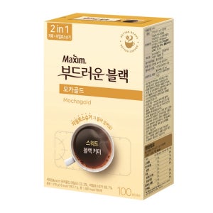 맥심 부드러운 블랙 모카골드 커피믹스 100개입