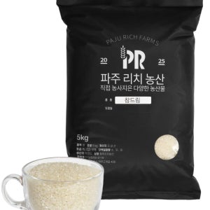 참드림 쌀 백미 경기미 파주 25년 수확 햅쌀 맛있는 단일미 10kg, 1개