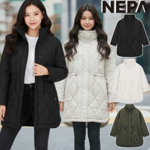 네파 경량패딩 여자 간절기 경량 퀄팅 누빔 다운 자켓 패딩 점퍼