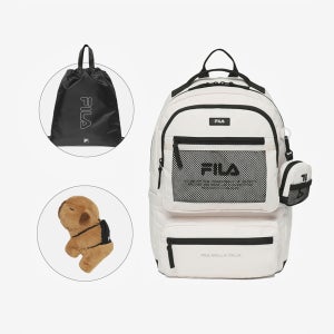 휠라키즈 투포켓 백팩 세트_FK261BP07X001150