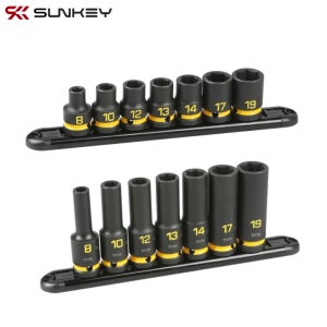 썬키 임팩소켓세트 최대 500도 육각 롱소켓 복스알 12.7mm