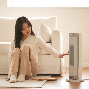 HAAN 편리한 음성제어 AI 그래핀 타워형 원적외선온풍기/업소용 사무실 가정용온풍기 거실히터