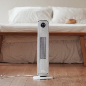 HAAN 편리한 음성인식 스마트 AI 그래핀 PTC 타워형온풍기/업소용 사무실난로 가정용온풍기 거실히터