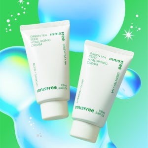 [이사배pick/홀리데이] 이니스프리 그린티 씨드 히알루론산 수분크림 / 진정 보습 속건조 화잘먹 100ml, 2개