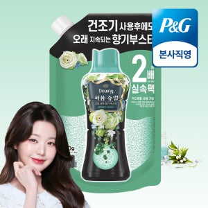 다우니 퍼퓸 쥬얼 에메랄드 브리즈 향기 부스터 대용량 리필 950g 1개